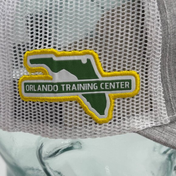 John Deere Orlando Training Center Hat Gray & White Snapback Mesh Cap OS NWT - Picture 7 of 12